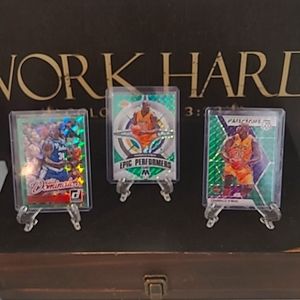 NBA 3 card set Shaquil O'Neal Green Prizm
